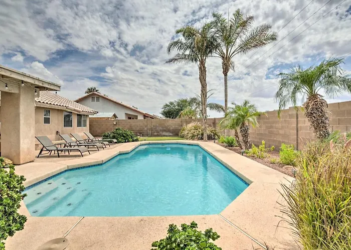 Sunny Yuma Retreat W/ Private Pool & Grill!